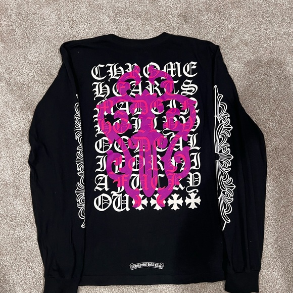 Chrome Hearts Dagger Eyechart Longsleeve - Picture 2 of 6